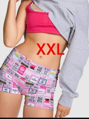 Vs Pink Biker Shorts